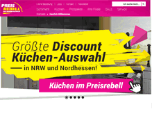 Tablet Screenshot of preisrebell.de